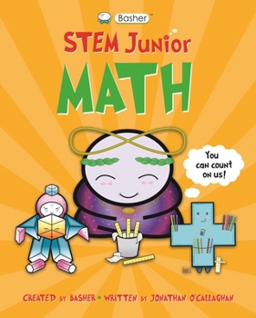Paperback Basher Stem Junior: Math Book