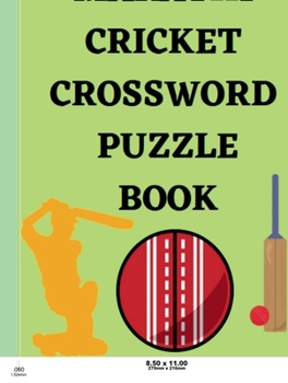 Marathi Cricket Crossword Puzzle Book (Marathi Edition)