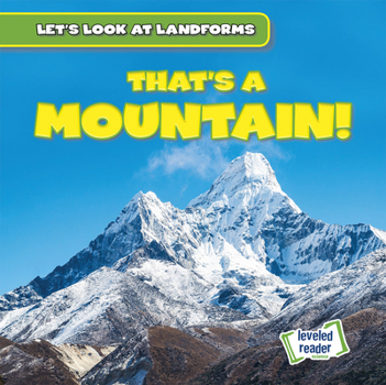 Paperback That's a Mountain! Book