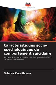 Paperback Caractéristiques socio-psychologiques du comportement suicidaire [French] Book