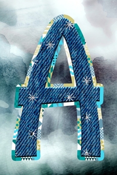 A: Initial Monogram Journal to write in Positive Thoughts for Women Teens Girls gifts holidays