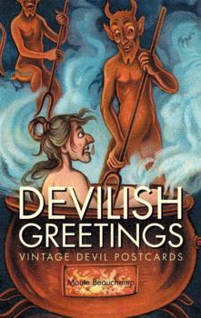 Paperback Devilish Greetings: Krampus Vintage Devil Postcards Book