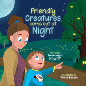 Paperback Friendly Creatures come out at Night Book