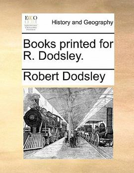 Paperback Books Printed for R. Dodsley. Book