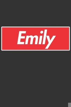 Paperback Emily: Emily Planner Calendar Notebook Journal, Personal Named Firstname Or Surname For Someone Called Emily For Christmas Or Book