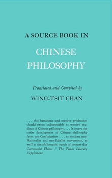 Paperback A Source Book in Chinese Philosophy Book