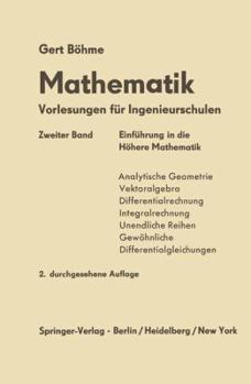 Paperback Einfürung in Die Höhere Mathematik [German] Book