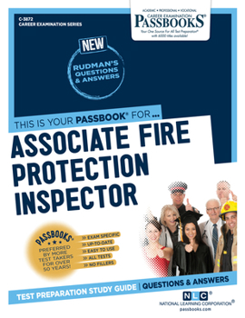 Paperback Associate Fire Protection Inspector (C-3872): Passbooks Study Guide Volume 3872 Book