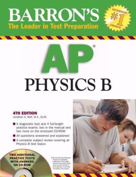 Paperback Barron's AP Physics B [With CDROM] Book