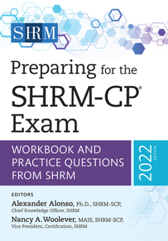 Paperback Preparing for the SHRM-CP(R) Exam: Workbook and Practice Questions from SHRM, 2022 Edition Book