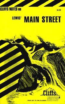 Paperback Cliffsnotes on Lewis' Main Street Book