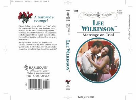 Mass Market Paperback Marriage on Trial Book
