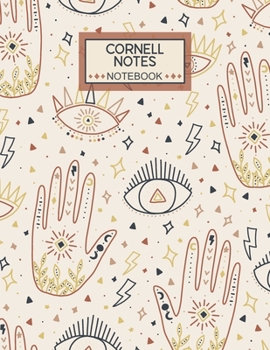 Paperback Cornell Notes Notebook: Large College Ruled Cornell Notebook Paper Index and Numbered Page Interior: Boho Design: Science Book