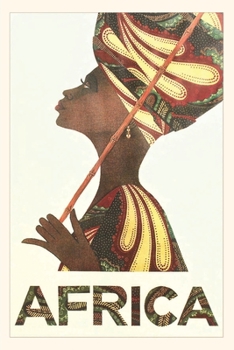 Paperback Vintage Journal Africa Travel Poster Book