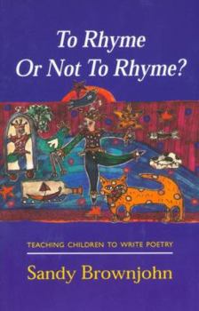 Paperback To Rhyme or Not to Rhyme Book