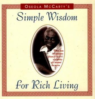 Hardcover Simple Wisdom for Rich Living Book
