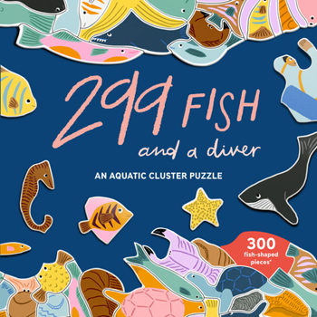 Board Game 299 Fish (and a Diver) 300 Piece Puzzle: An Aquatic Cluster Puzzle Book