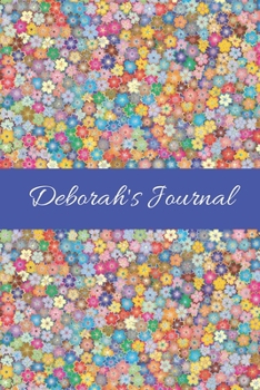 Paperback Deborah's Journal: Cute Personalized Name College-Ruled Notebook for Girls & Women - Blank Lined Gift Journal/Diary for Writing & Note Ta Book