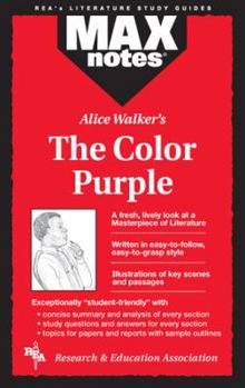 Paperback Color Purple, the (Maxnotes Literature Guides) Book