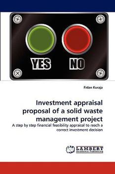 Paperback Investment appraisal proposal of a solid waste management project Book