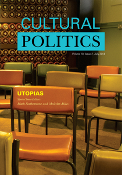 Paperback Cultural Politics Vol. 10, Issue 3. Book