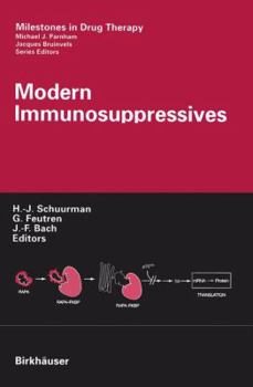 Paperback Modern Immunosuppressives Book