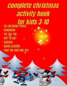 Paperback Complete Christmas Activity Book for Kids: Fun, Creativity and Sociability Book