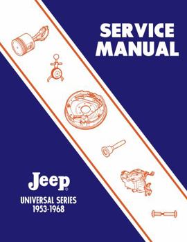 Perfect Paperback 1953 - 1968 Jeep Universal Shop Manual - SM 1037 By Detroit Iron Book