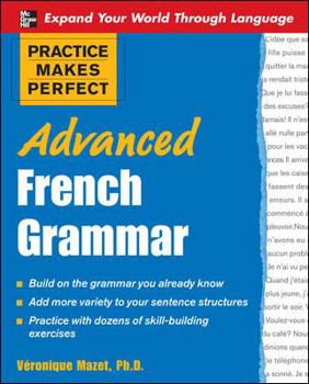 Paperback Advanced French Grammar Book