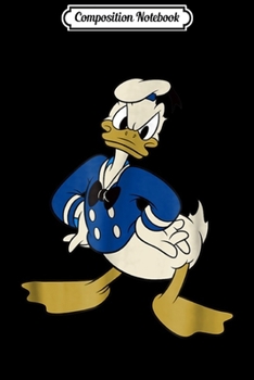 Composition Notebook: Disney Donald Duck Sassy Pose Journal/Notebook Blank Lined Ruled 6x9 100 Pages