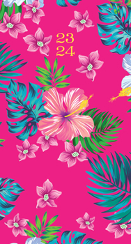 Calendar Tropic Floral Fever 2023 2-Year Pocket Planner Book