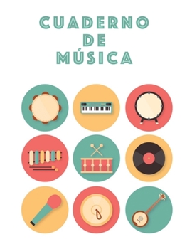 Cuaderno De Musica: Músicos Composición Libro Instrumento Manuscrito Personal Papel Piano Guitarra Estándar 13 Bastón Cuaderno grande / Diario Regalo ... Tapa blanda, Acabado mate (Spanish Edition)