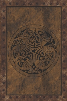 Paperback Celtic Iron Clad: Celtic Bird Symbol. British, Viking, Saxon Faux Iron Clad Notebook Journal. 6 x 9" Book