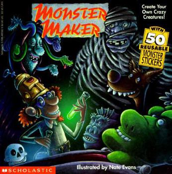 Paperback Monster Maker/With 50 Reusable Monster Stickers Book