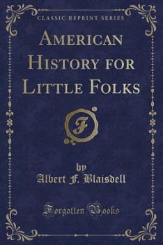 Paperback American History for Little Folks (Classic Reprint) Book