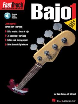 Paperback Fasttrack Bass Method 1 - Spanish Edition Book 1/Online Audio Book