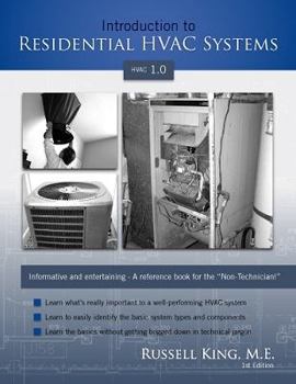 Paperback HVAC 1. 0 - Introduction to Residential HVAC Systems Book