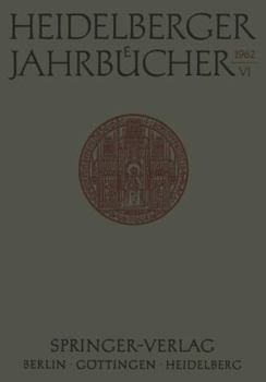 Paperback Heidelberger Jahrbücher [German] Book