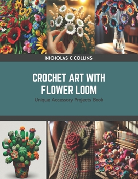 Paperback Crochet Art with Flower Loom: Unique Accessory Projects Book