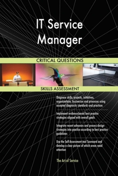 Paperback IT Service Manager Critical Questions Skills Assessment Book