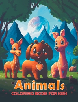 Paperback Animal coloring book for kids Book