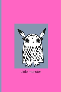 Little Monster: Lined Notebook Journal, 120 pages, A5 sized