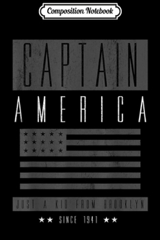 Composition Notebook: Marvel Captain America Kid From Brooklyn Street Wear  Journal/Notebook Blank Lined Ruled 6x9 100 Pages