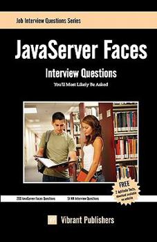 Paperback JavaServer Faces Interview Questions You'll Most Likely Be Asked Book