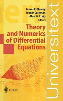 Hardcover Theory and Numerics of Differential Equations: Durham 2000 Book