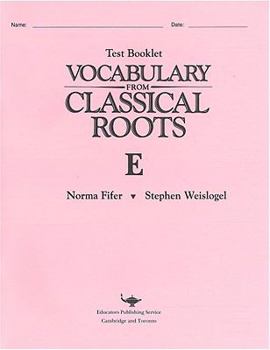 Paperback Vocabulary from Classical Roots E Test Grd 11 Book