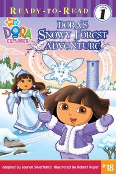 Paperback Dora's Snowy Forest Adventure Book