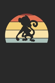 Affe Äffchen Notizbuch: Affe Äffchen Notizbuch für Liebhaber / Notizheft / Notizblock A5 (6x9in) Dotted Notebook / Punkteraster / 120 gepunktete Seiten (German Edition)