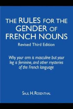 Paperback The Rules for the Gender of French Nouns Book