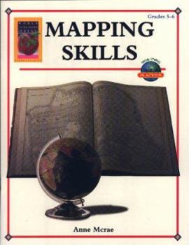 Paperback Mappings Skills, Grades 5-6: Social Studies in Action Book